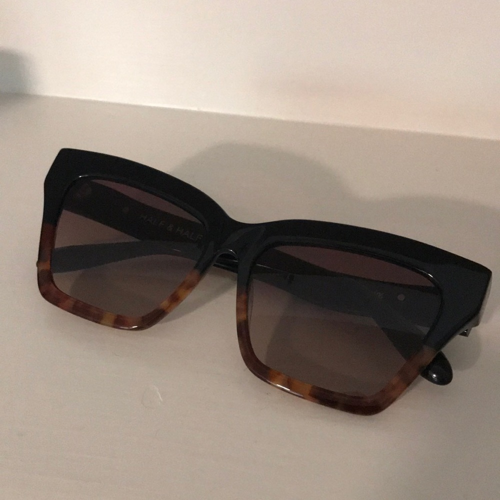 Sonix Half & Half Tortoiseshell Sunglasses